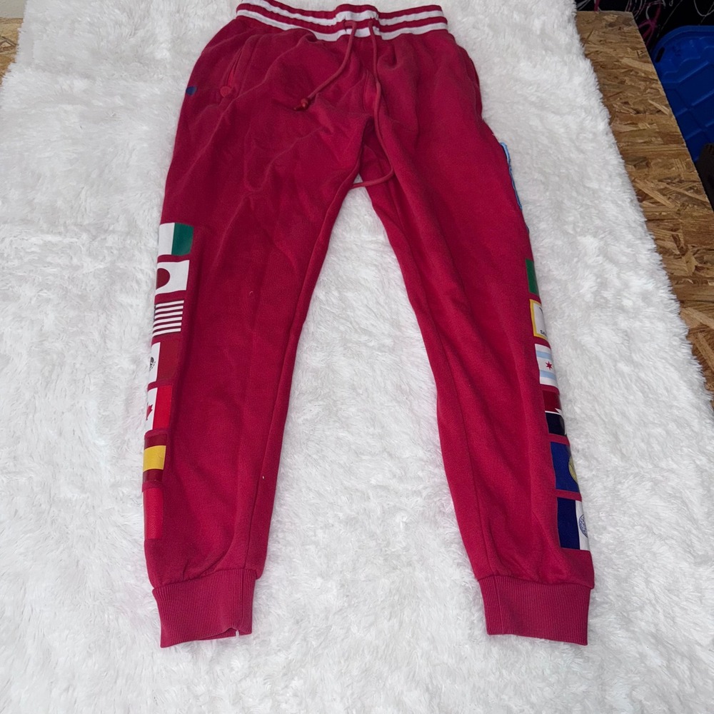 Cookies Red Flag Patch‎ Jogger Pants Kids Youth Size M